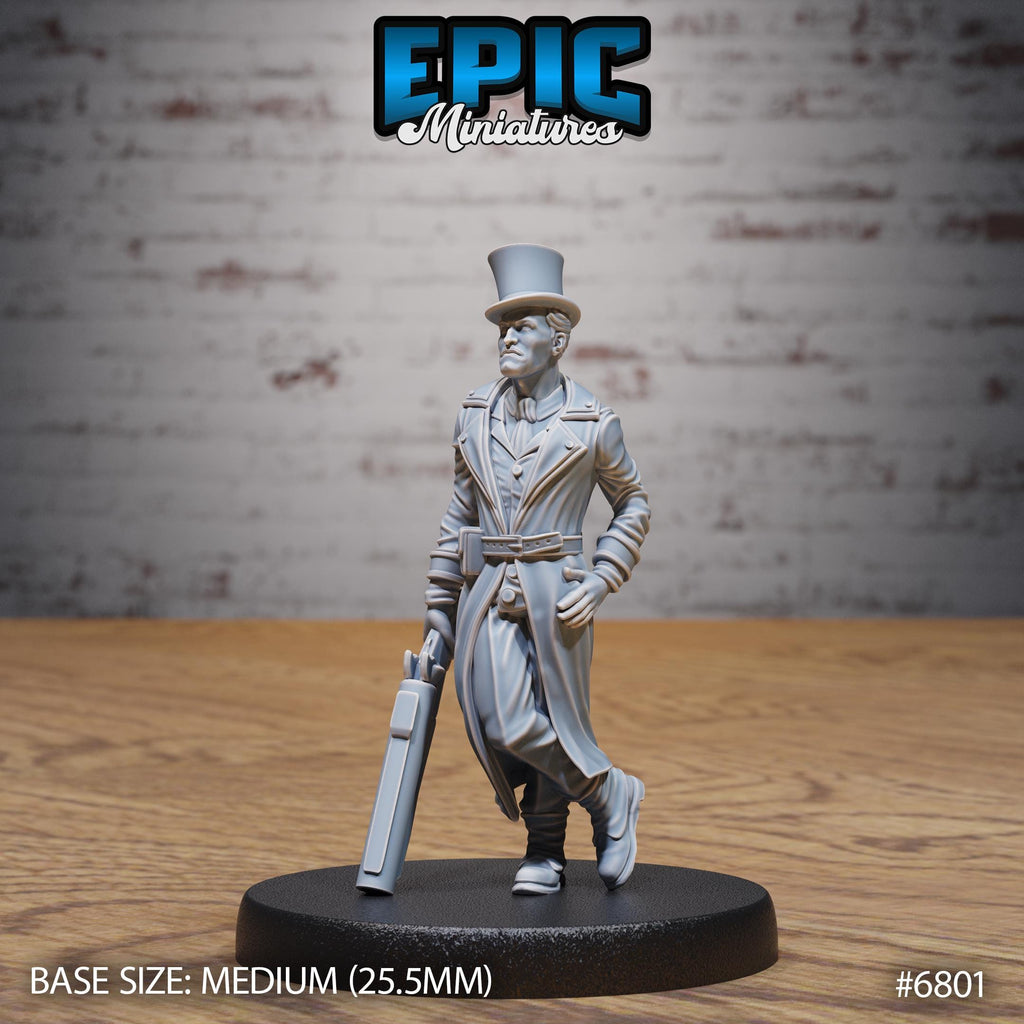 Mystery Detective Option #6801 front DND miniature Void Incarnate 16k resin