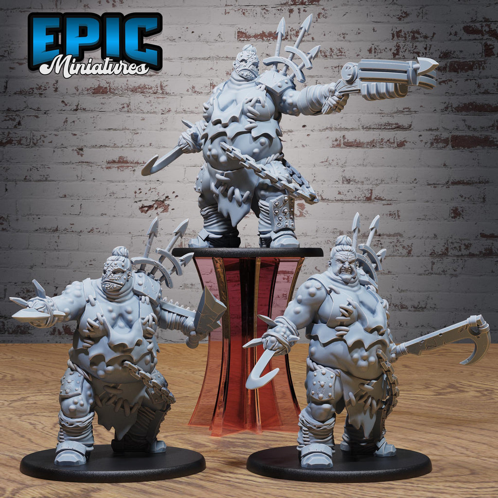 Cannibal Mutant Set of 3 DND miniatures group photo Void Incarnate