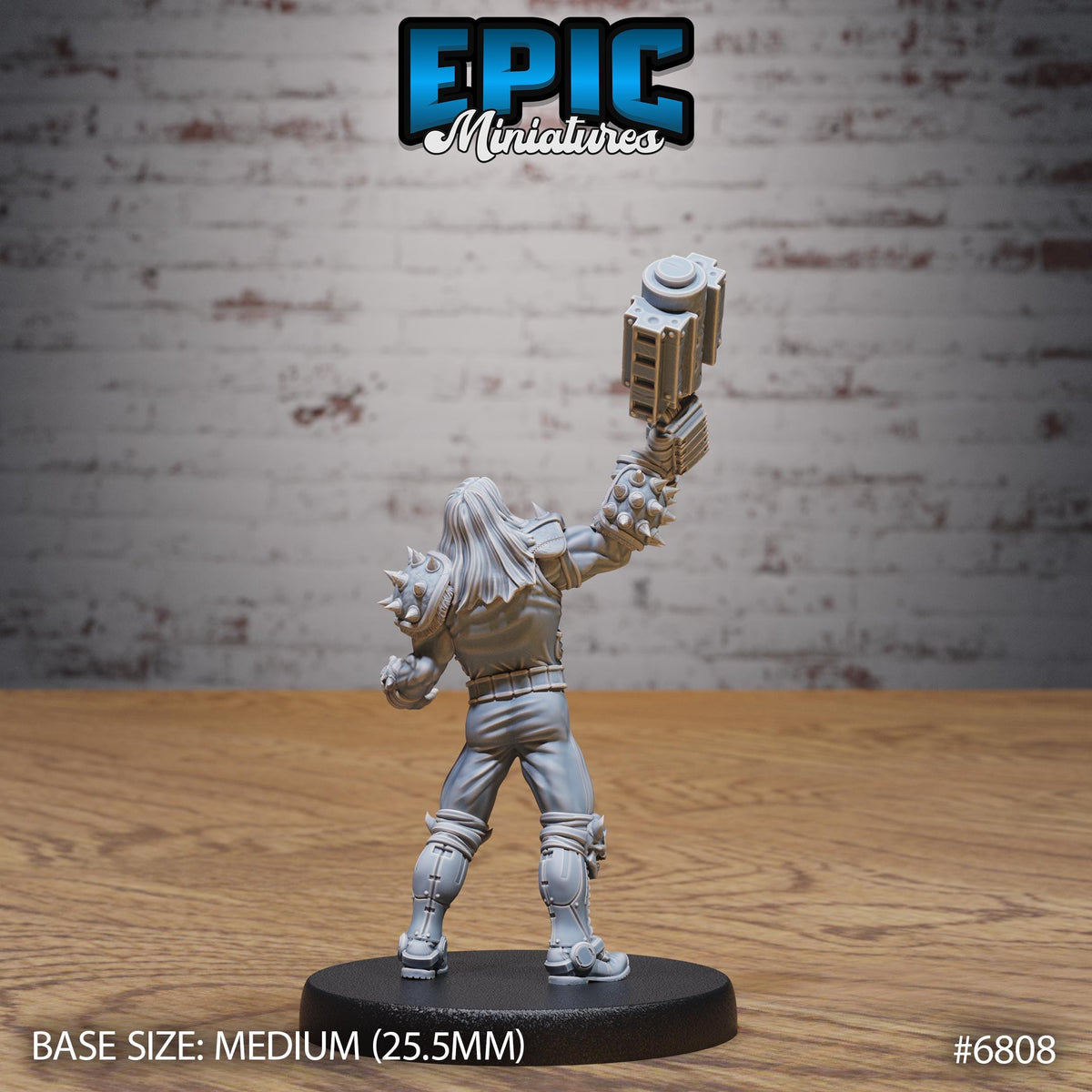 Heavy Metal Crusher Option #6808 back DND miniature Void Incarnate 16k resin