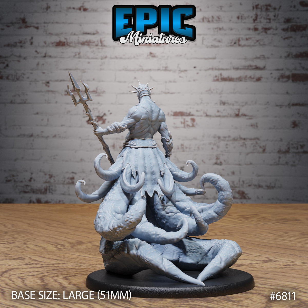 Dagon High Priest Option #6811 back DND miniature Void Incarnate 16k resin