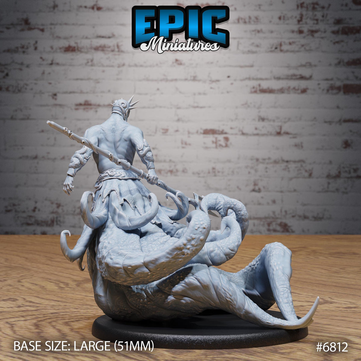 Dagon High Priest Option #6812 back DND miniature Void Incarnate 16k resin