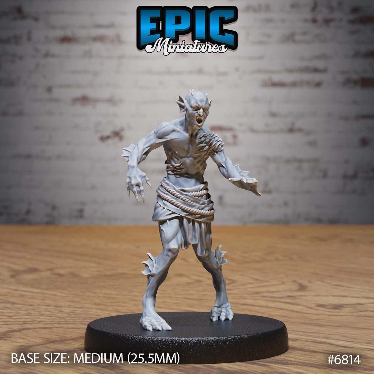 Deep One Spawn Option #6814 front DND miniature Void Incarnate 16k resin