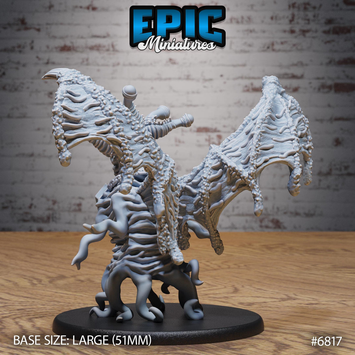 Elder Thing Option #6817 back DND miniature Void Incarnate 16k resin