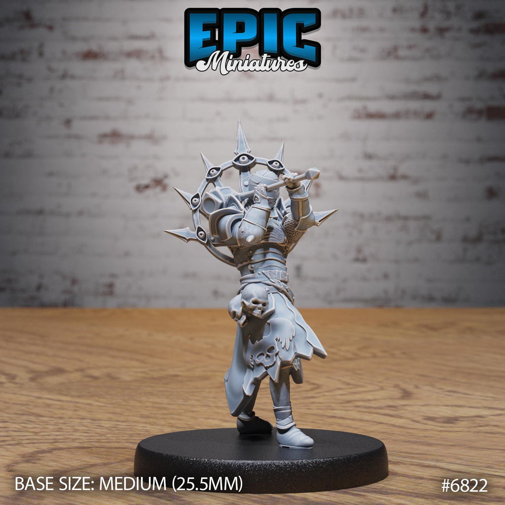 All-Seeing Knight Option #6822 front DND miniature Void Incarnate 16k resin