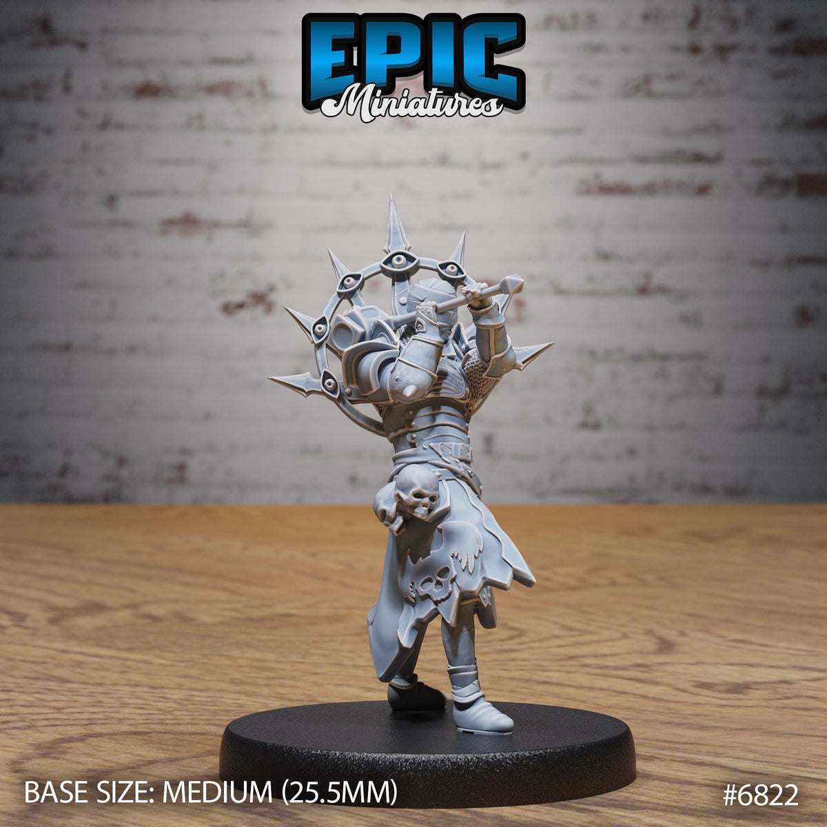 All-Seeing Knight Option #6822 front DND miniature Void Incarnate 16k resin