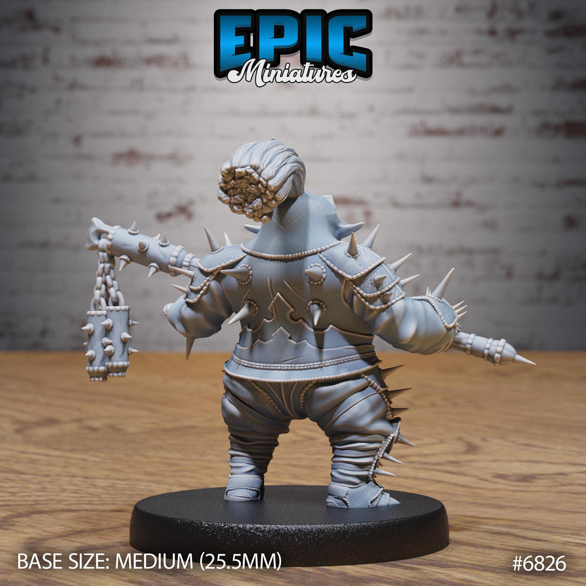 Spike Sadist Option #6826 back DND miniature Void Incarnate 16k resin