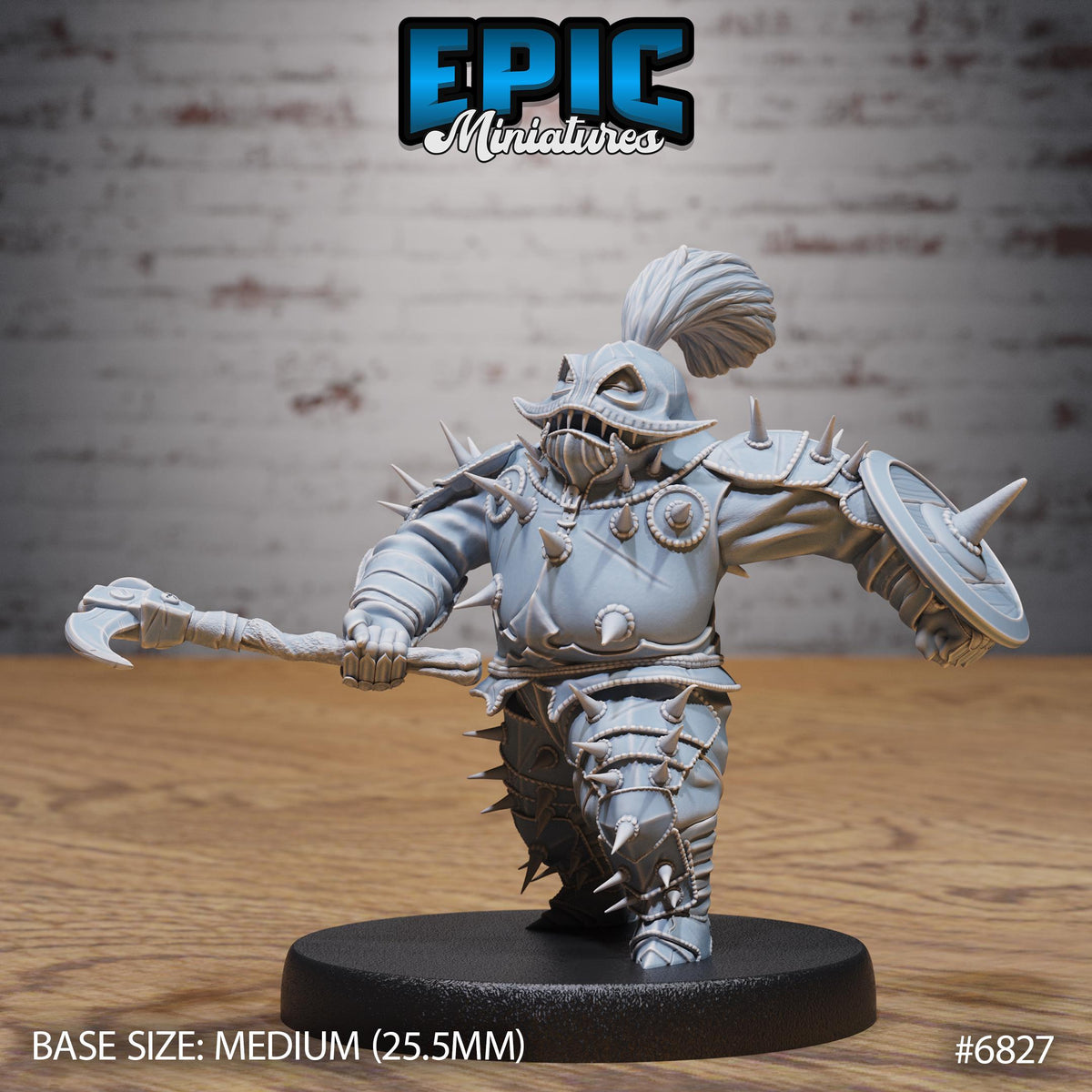 Spike Sadist Option #6827 front DND miniature Void Incarnate 16k resin