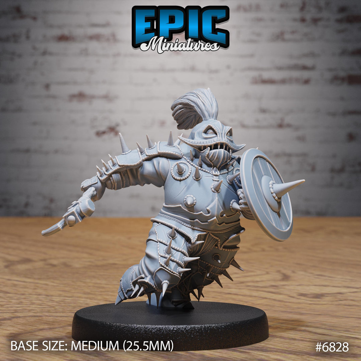 Spike Sadist Option #6828 front DND miniature Void Incarnate 16k resin