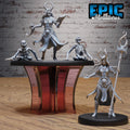 Hel Avatar Set of 2 DND miniatures group photo Norse Barbarians