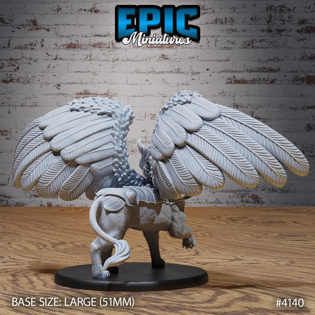 Sphinx Prime Option #4140 back DND miniature Bone Dry Desert 16k resin