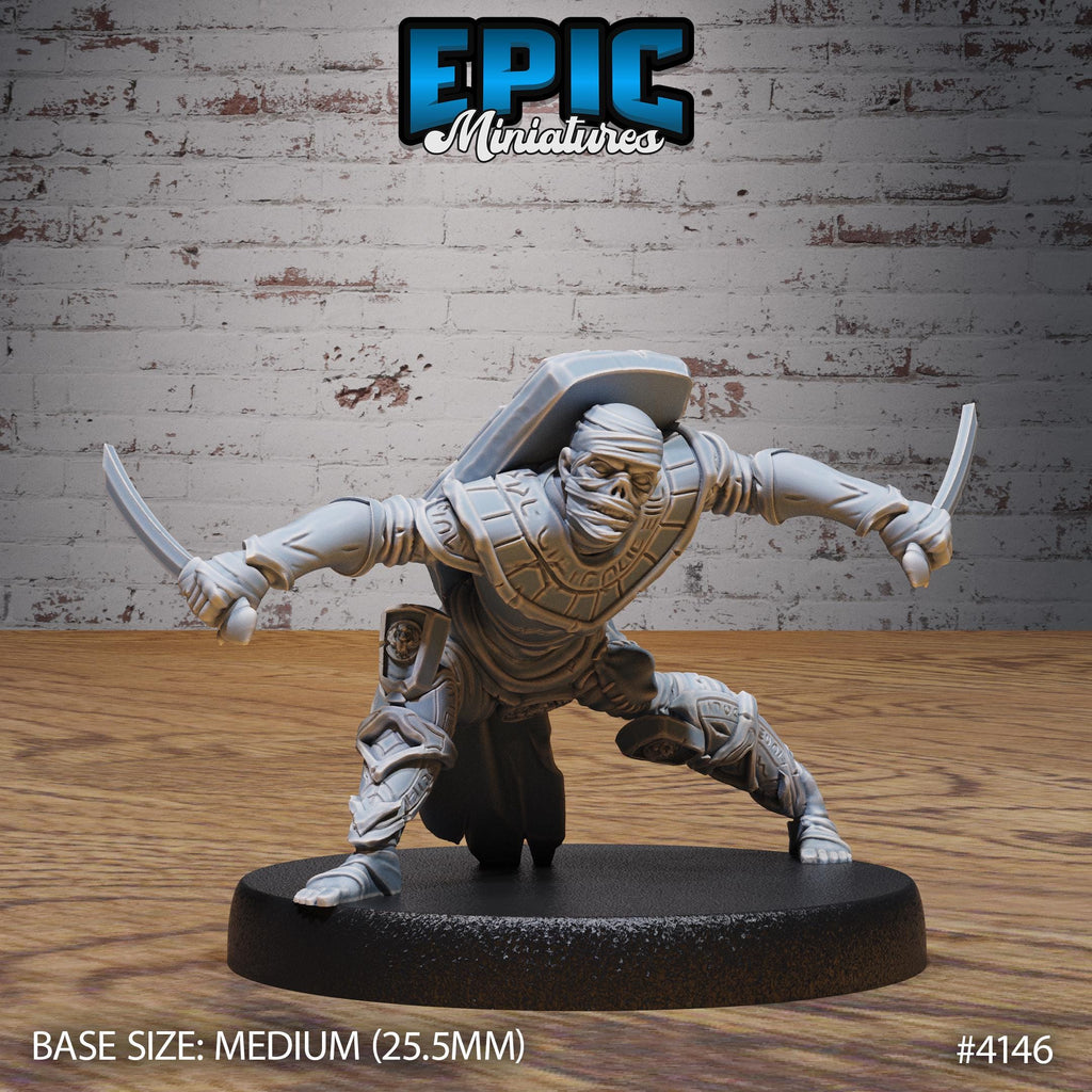 Mummy Warrior Option #4146 front DND miniature Bone Dry Desert 16k resin