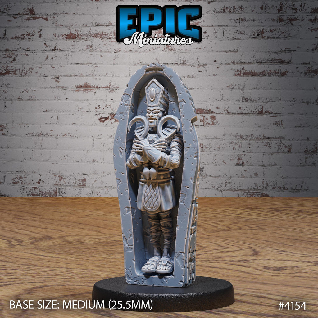 Ancient Egyptian High Priest Option #4154 (5) front DND miniature Bone Dry Desert 16k resin