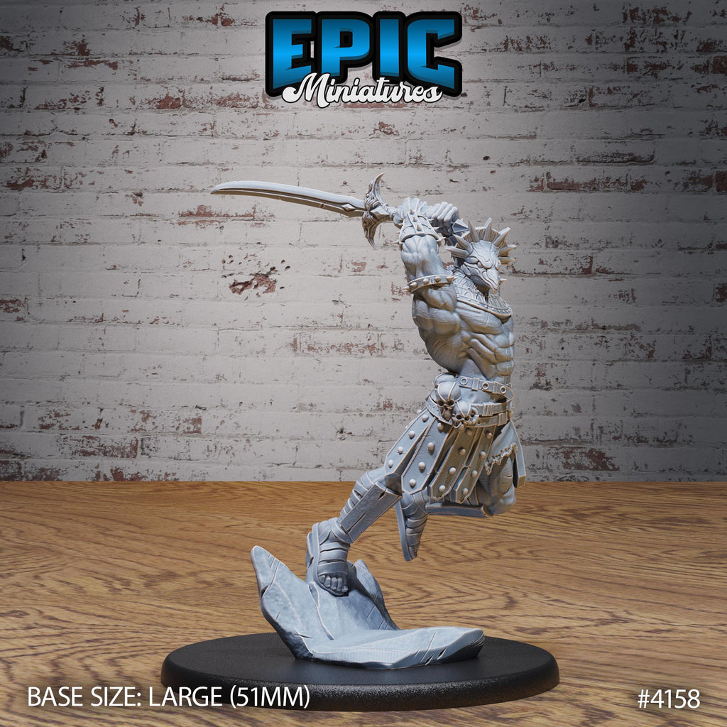 Horus Avatar Option #4158 front DND miniature Bone Dry Desert 16k resin