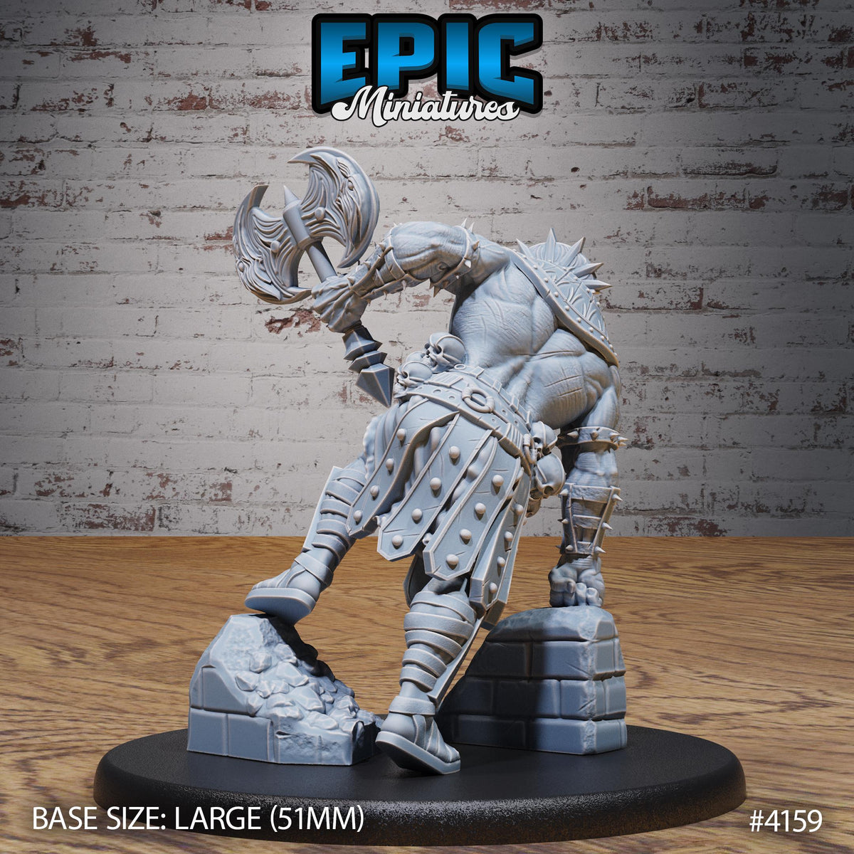 Horus Avatar Option #4159 back DND miniature Bone Dry Desert 16k resin