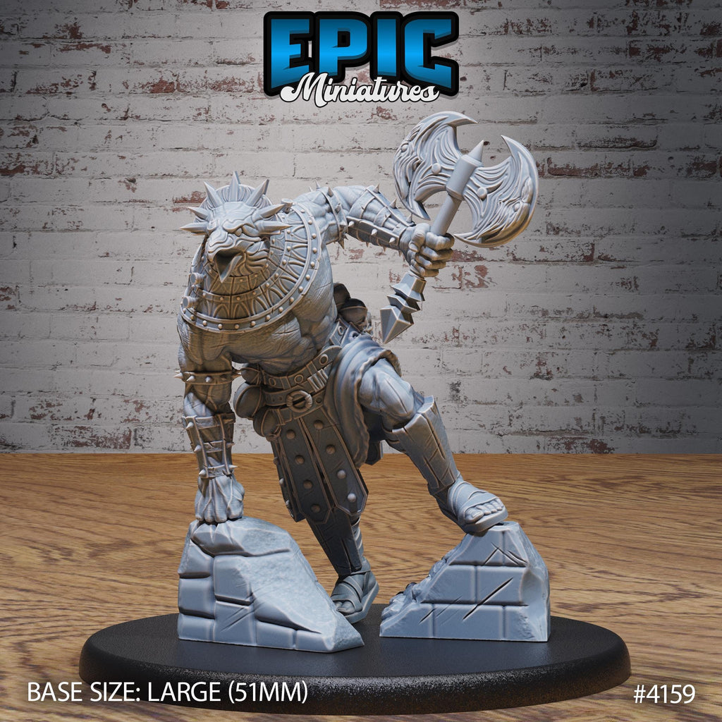 Horus Avatar Option #4159 front DND miniature Bone Dry Desert 16k resin