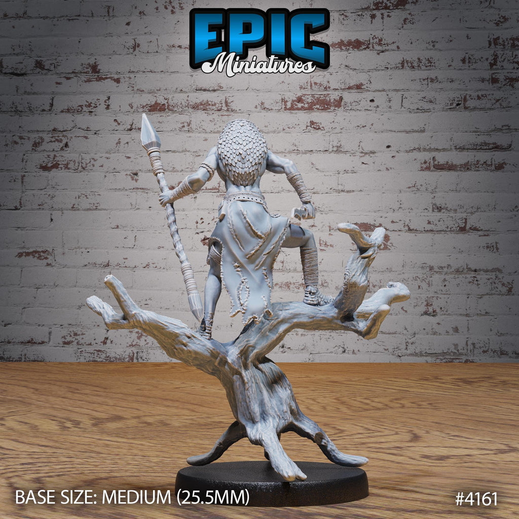 Servant of Thot Option #4161 back DND miniature Bone Dry Desert 16k resin