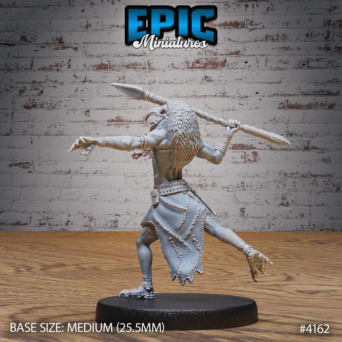 Servant of Thot Option #4162 back DND miniature Bone Dry Desert 16k resin