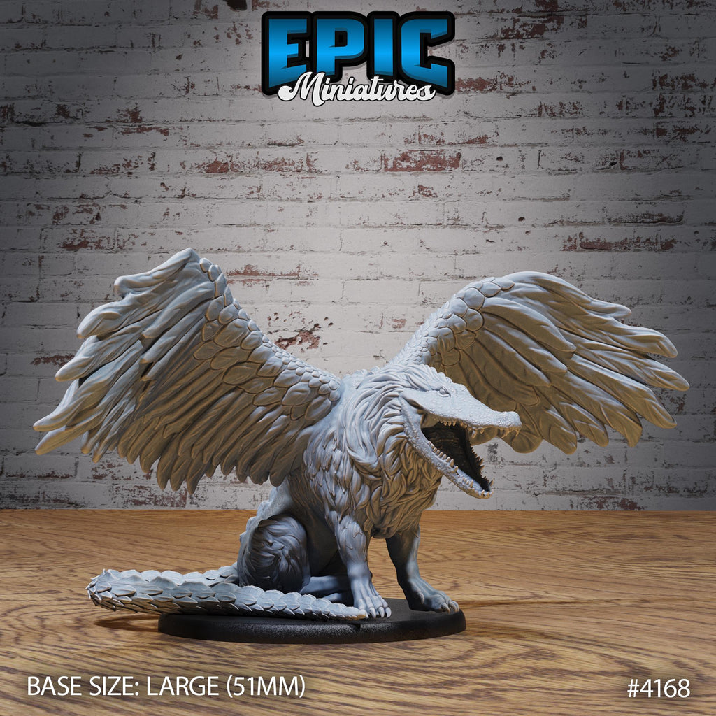 Ammit Beast Option #4168 front DND miniature Bone Dry Desert 16k resin