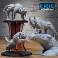 Lynx Mummy Set of 3 DND miniatures group photo Bone Dry Desert