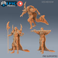 Vampire Warrior Set of 3 DND miniatures group photo Castle of Terror