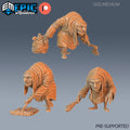 Hunchback Set of 3 DND miniatures group photo Castle of Terror