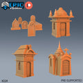 Graveyard Terrain Scatter Set DND miniatures group photo Castle of Terror