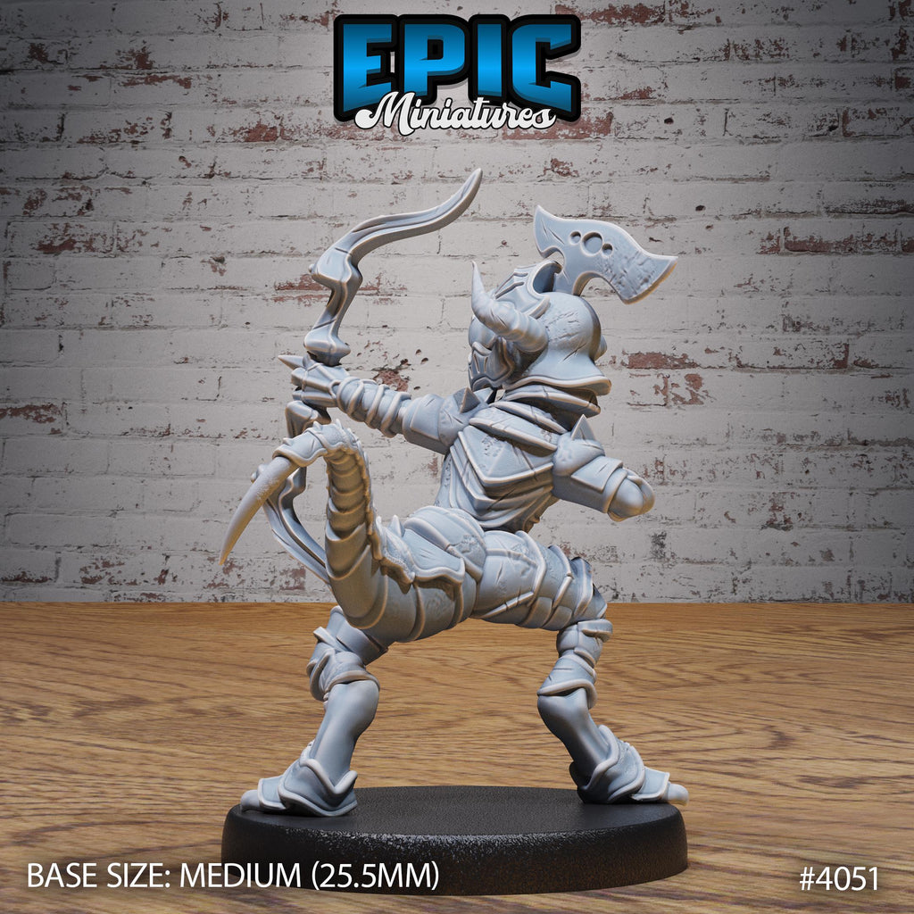 Dino Knight Option #4051 back DND miniature Elemental Lands 16k resin