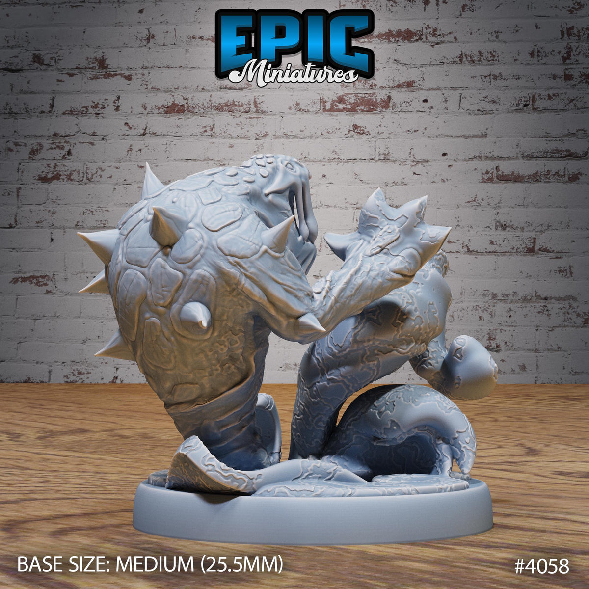 Magma Spawn Option #4058 back DND miniature Elemental Lands 16k resin