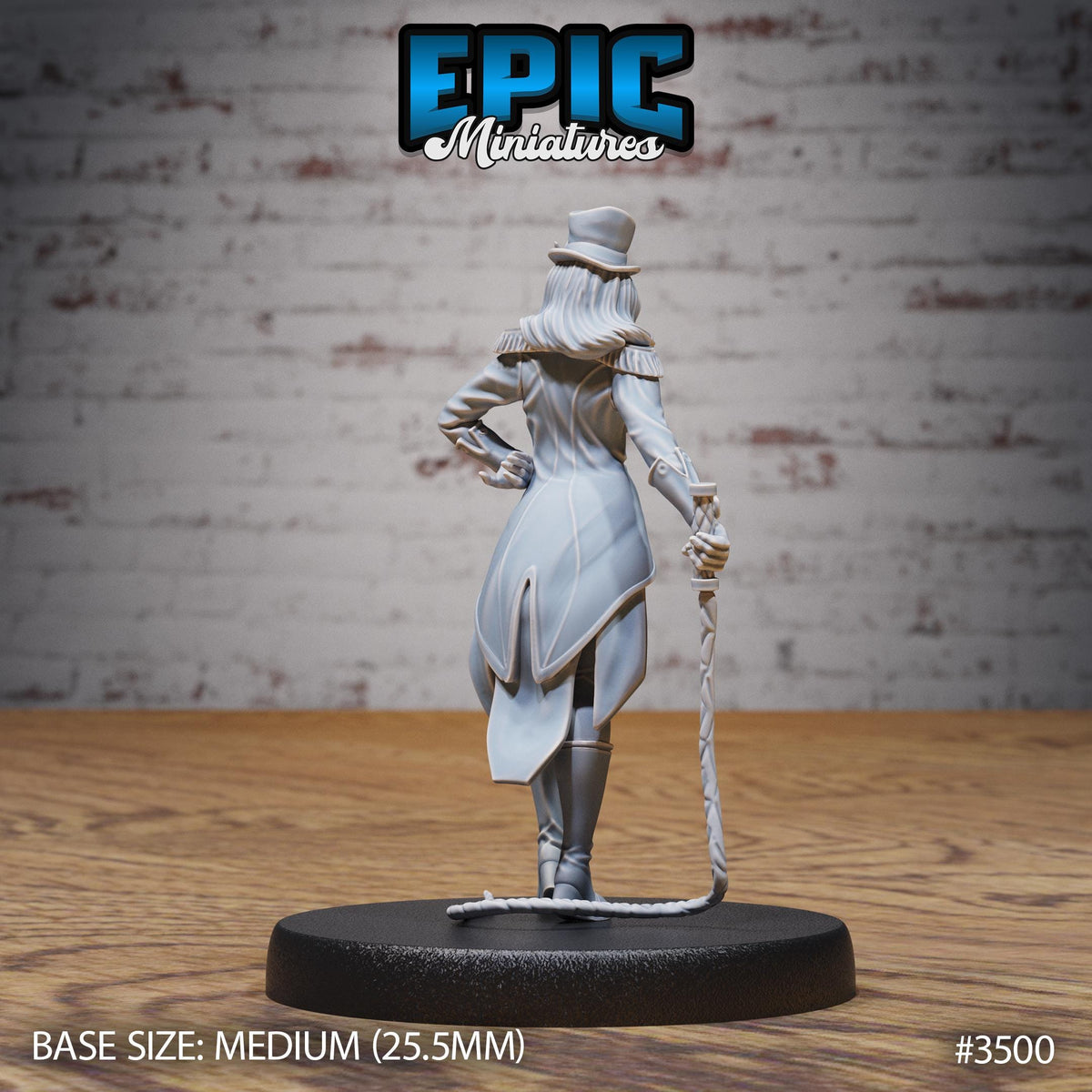 Show Director Female Set 3 Option #3500 back DND miniature Nightsky Carnival 16k resin