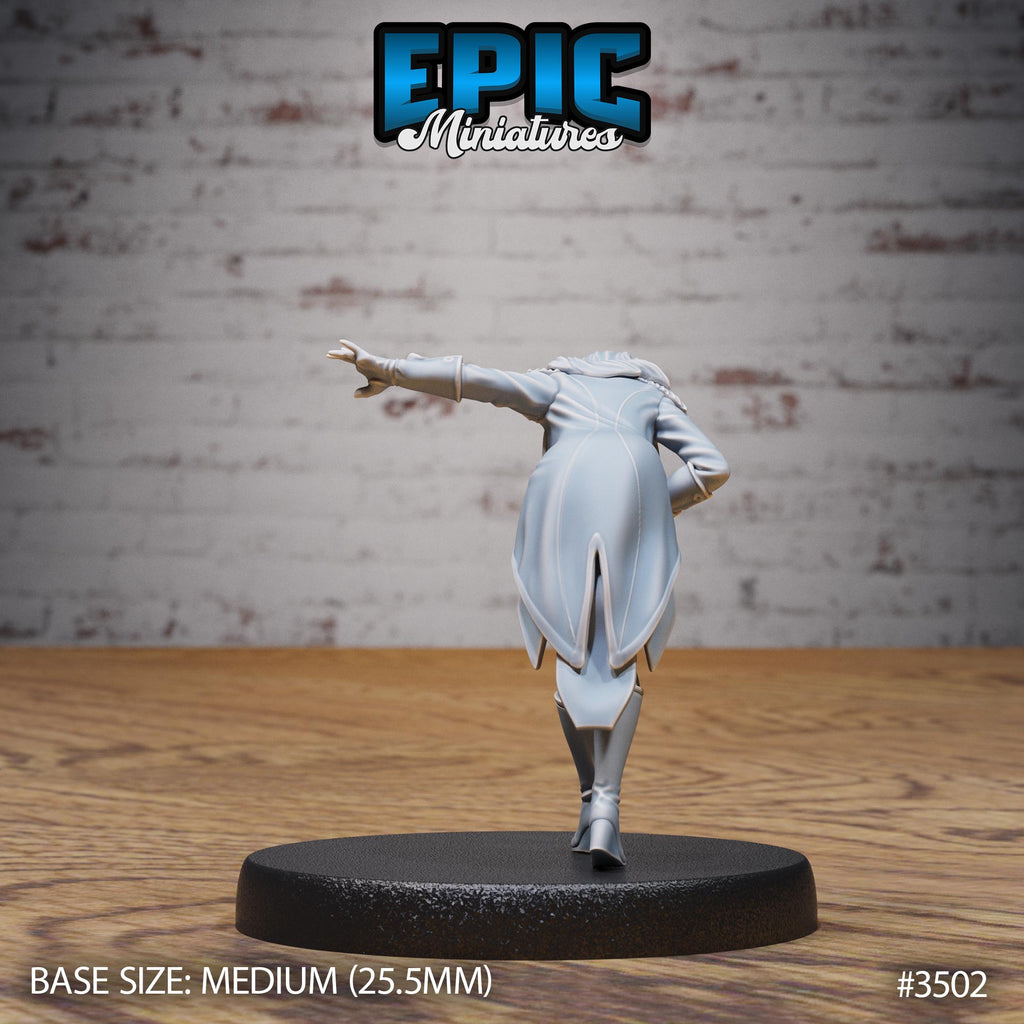 Show Director Female Set 3 Option #3502 back DND miniature Nightsky Carnival 16k resin