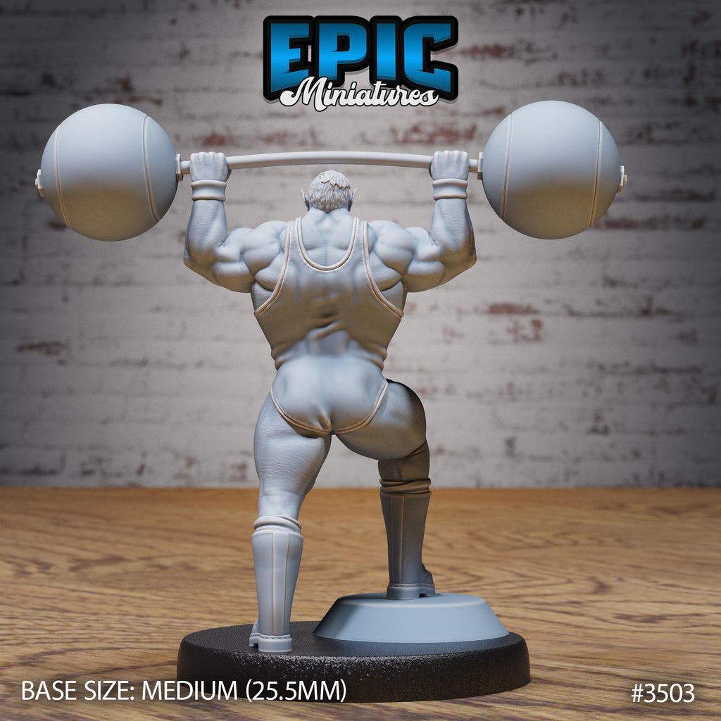 Orc Strongman Option #3503 back DND miniature Nightsky Carnival 16k resin