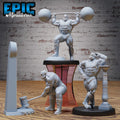 Orc Strongman Set of 3 DND miniatures group photo Nightsky Carnival