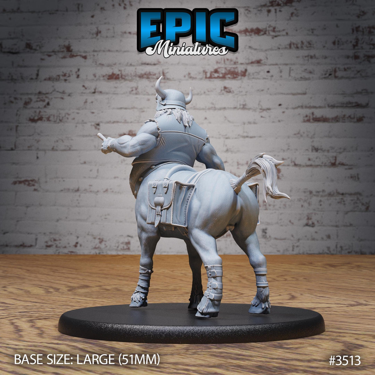 Drunk Centaur Option #3513 back DND miniature Nightsky Carnival 16k resin