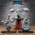 Circus Bear Set of 3 DND miniatures group photo Nightsky Carnival