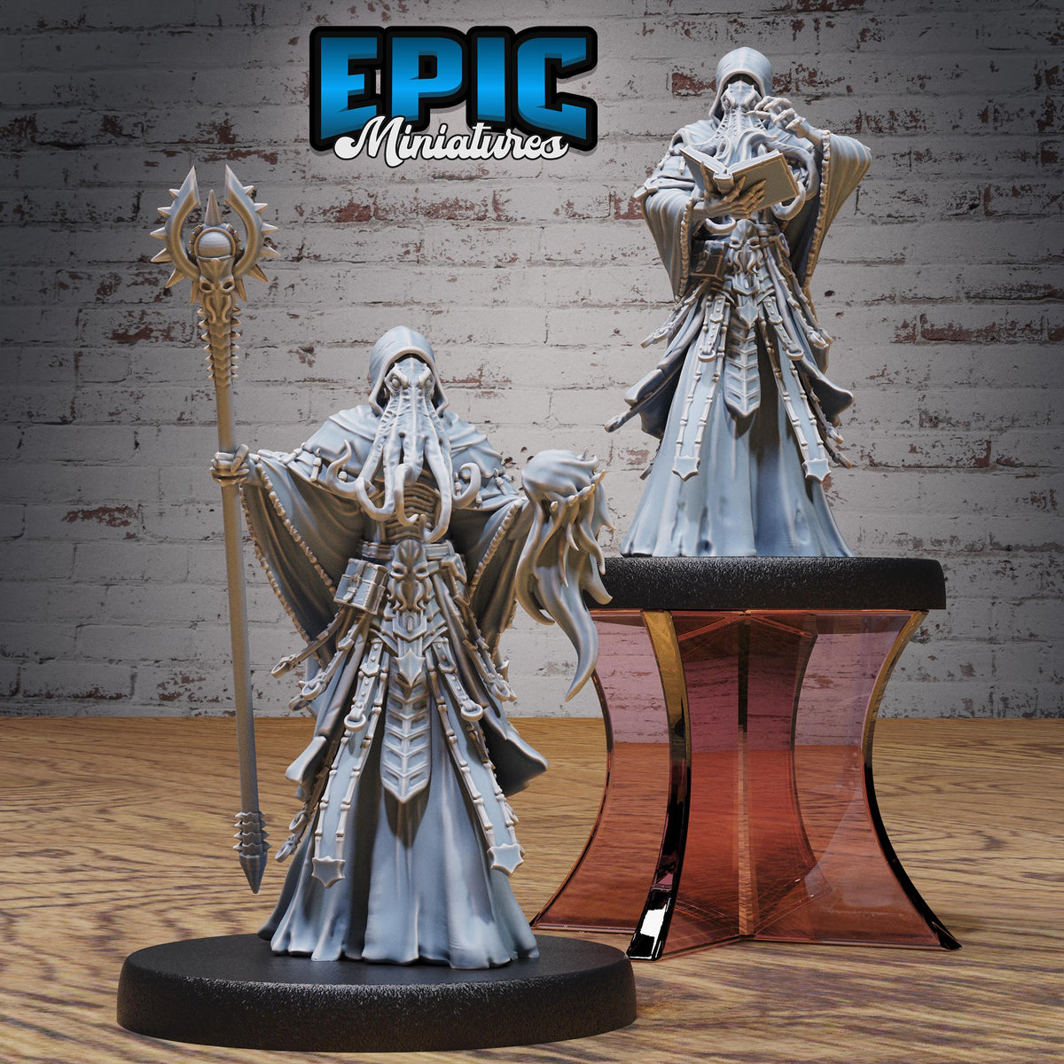 Mind Eater Lich Set of 2 DND miniatures group photo Planar Adventure