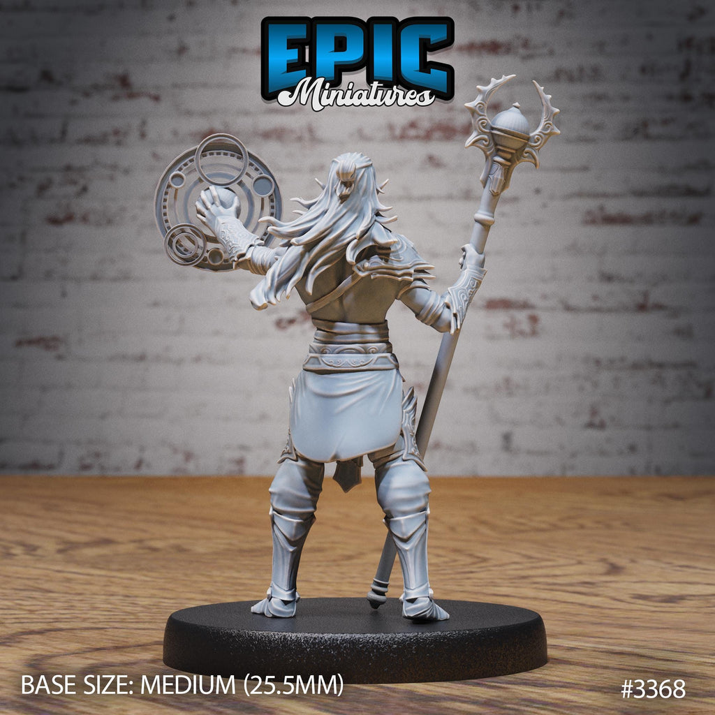 Male Slave Rebel Option #3368 back DND miniature Planar Adventure 16k resin