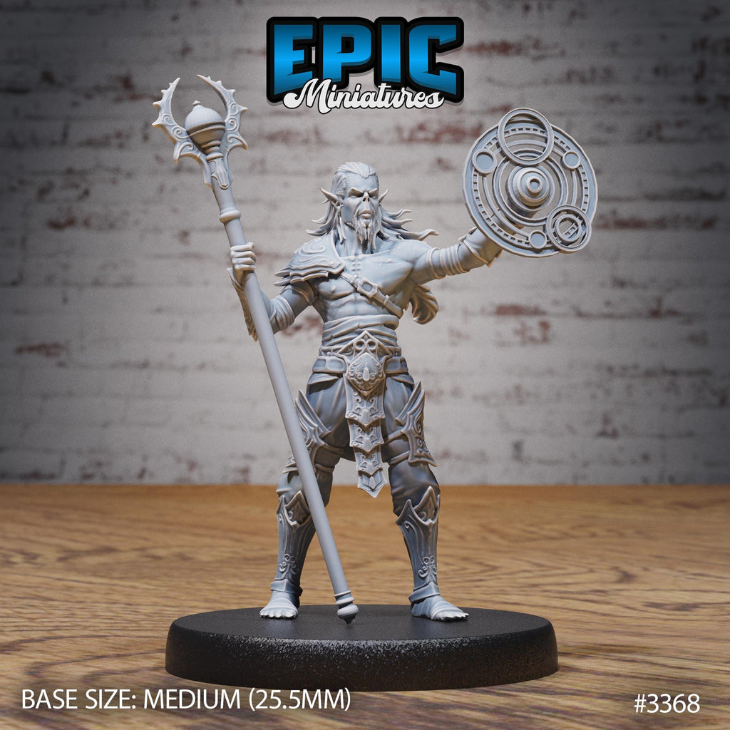Male Slave Rebel Option #3368 front DND miniature Planar Adventure 16k resin