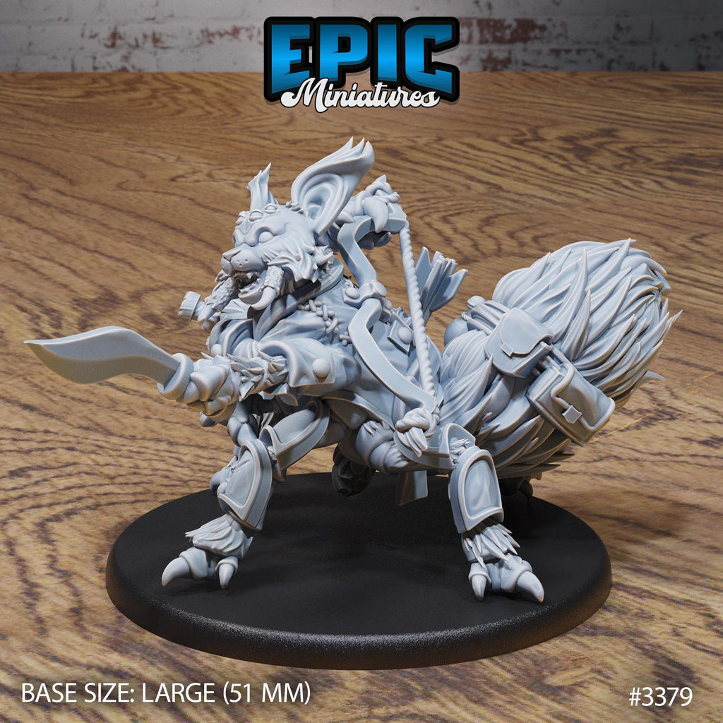 Fluffy Cat Spider Option #3379 front DND miniature Planar Adventure 16k resin