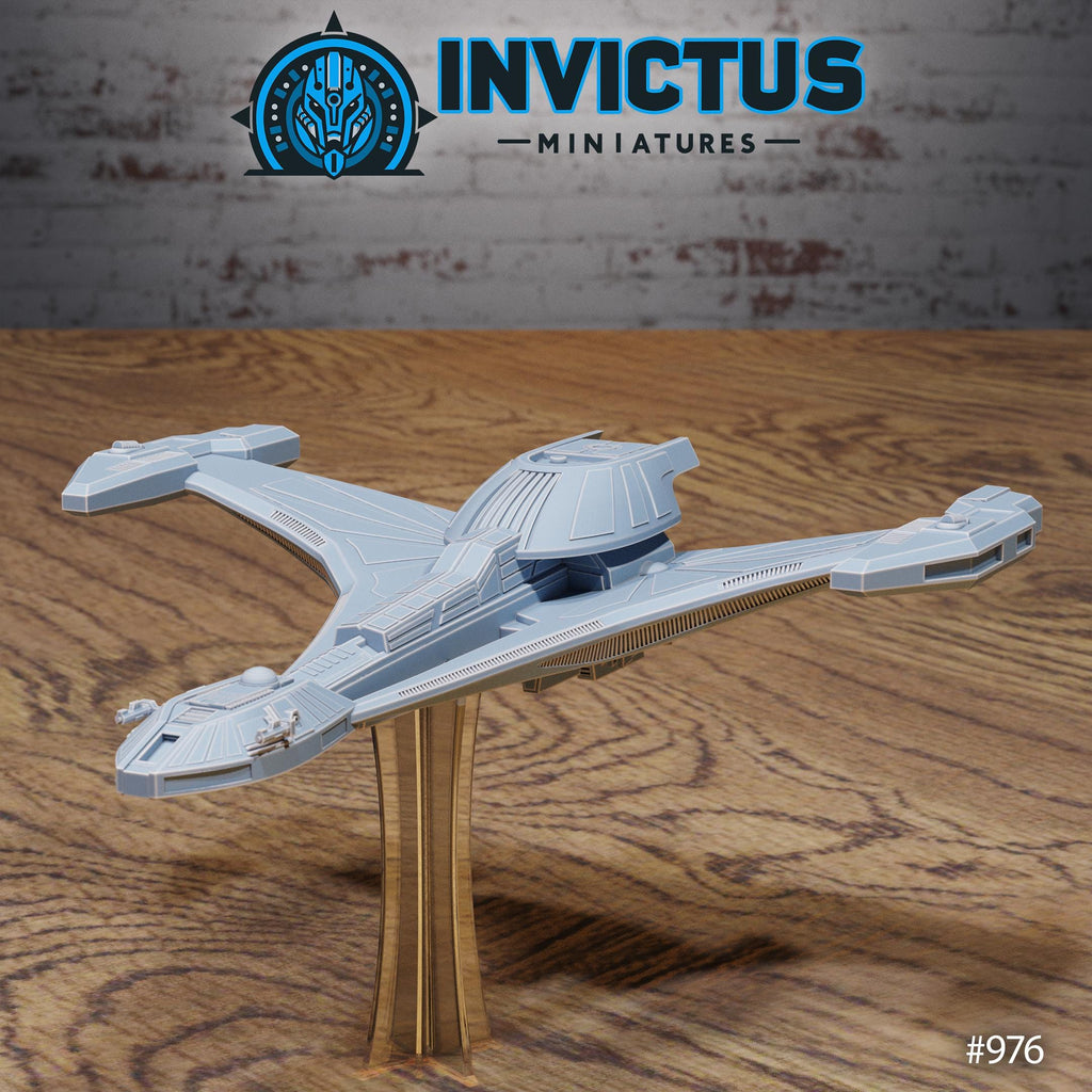 Space Ship Option #976 front DND miniature Spy Assault 16k resin