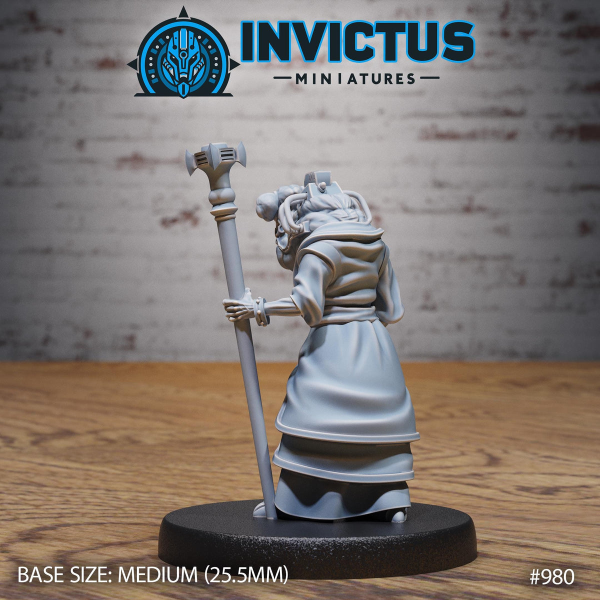 Spy Diplomat Option #980 back DND miniature Spy Assault 16k resin