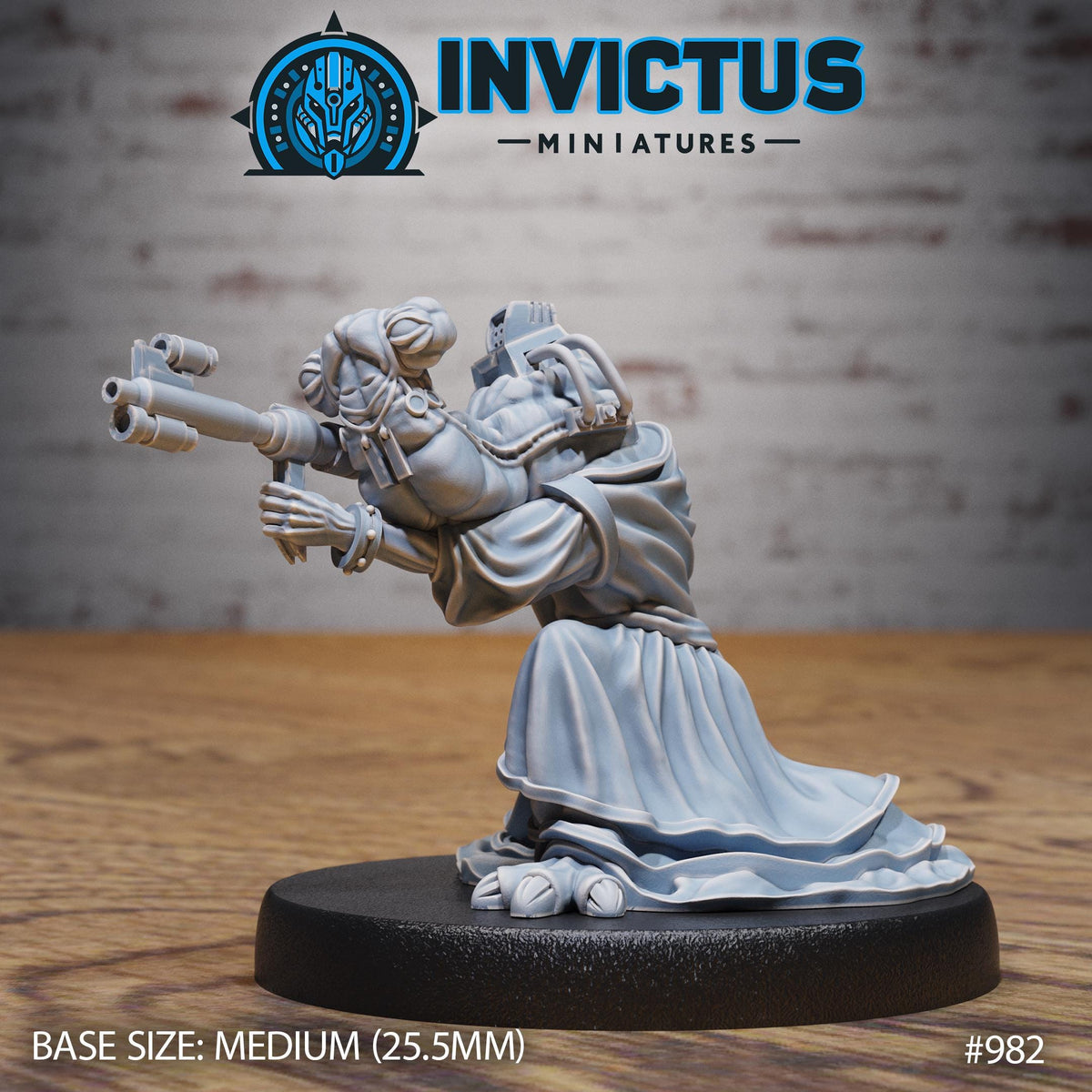 Spy Diplomat Option #982 front DND miniature Spy Assault 16k resin