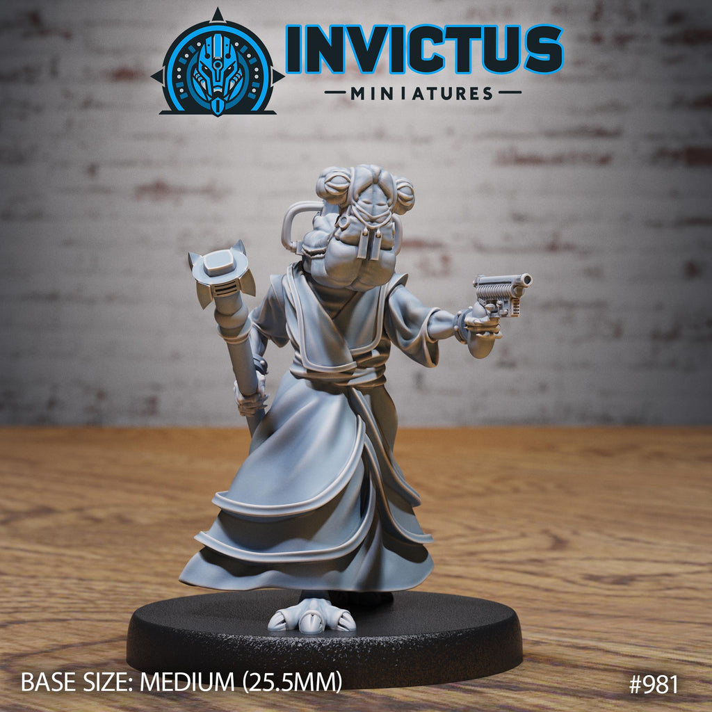 Spy Diplomat Option #981 front DND miniature Spy Assault 16k resin