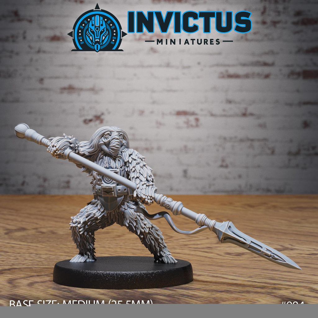 Furry Agent Option #984 front DND miniature Spy Assault 16k resin