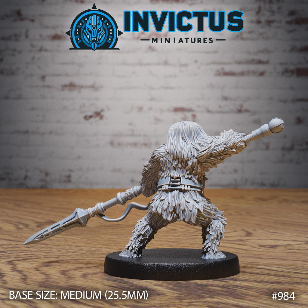 Furry Agent Option #984 back DND miniature Spy Assault 16k resin