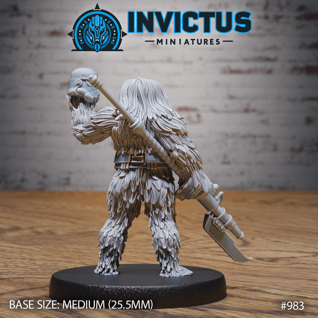 Furry Agent Option #983 back DND miniature Spy Assault 16k resin