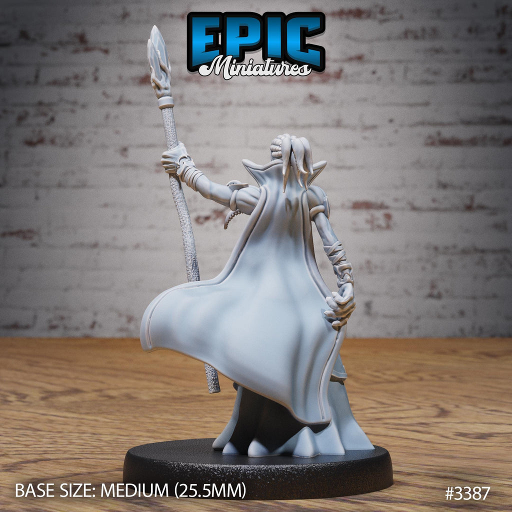 Mind Eater Female Option #3387 back DND miniature Planar Adventure 16k resin