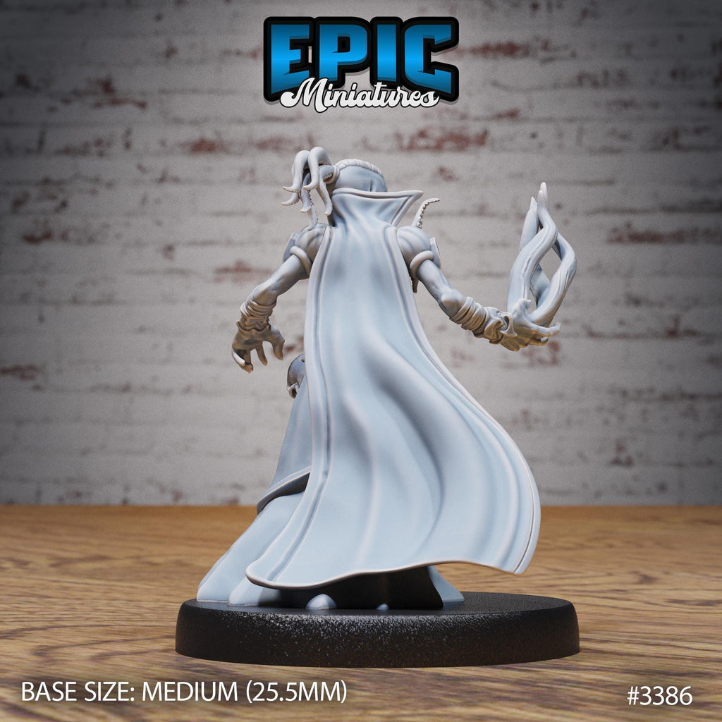 Mind Eater Female Option #3386 back DND miniature Planar Adventure 16k resin