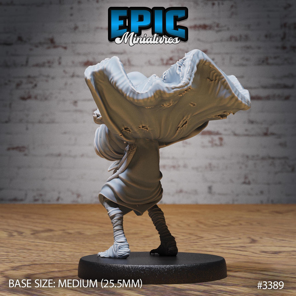 Mind Eater Cult Mage Option #3389 back DND miniature Planar Adventure 16k resin
