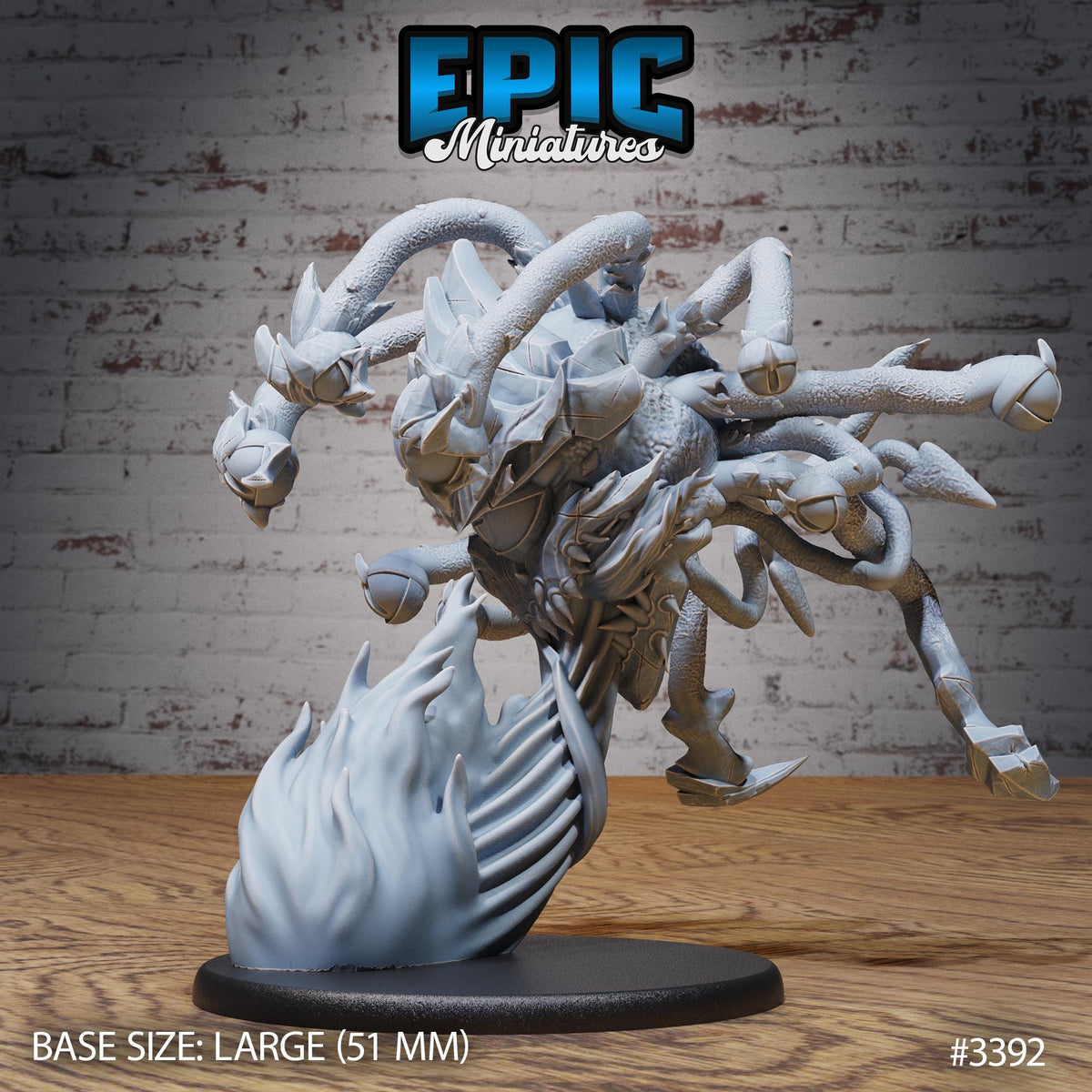 Eye Tyrant Astral Sentry Option #3392 front DND miniature Planar Adventure 16k resin