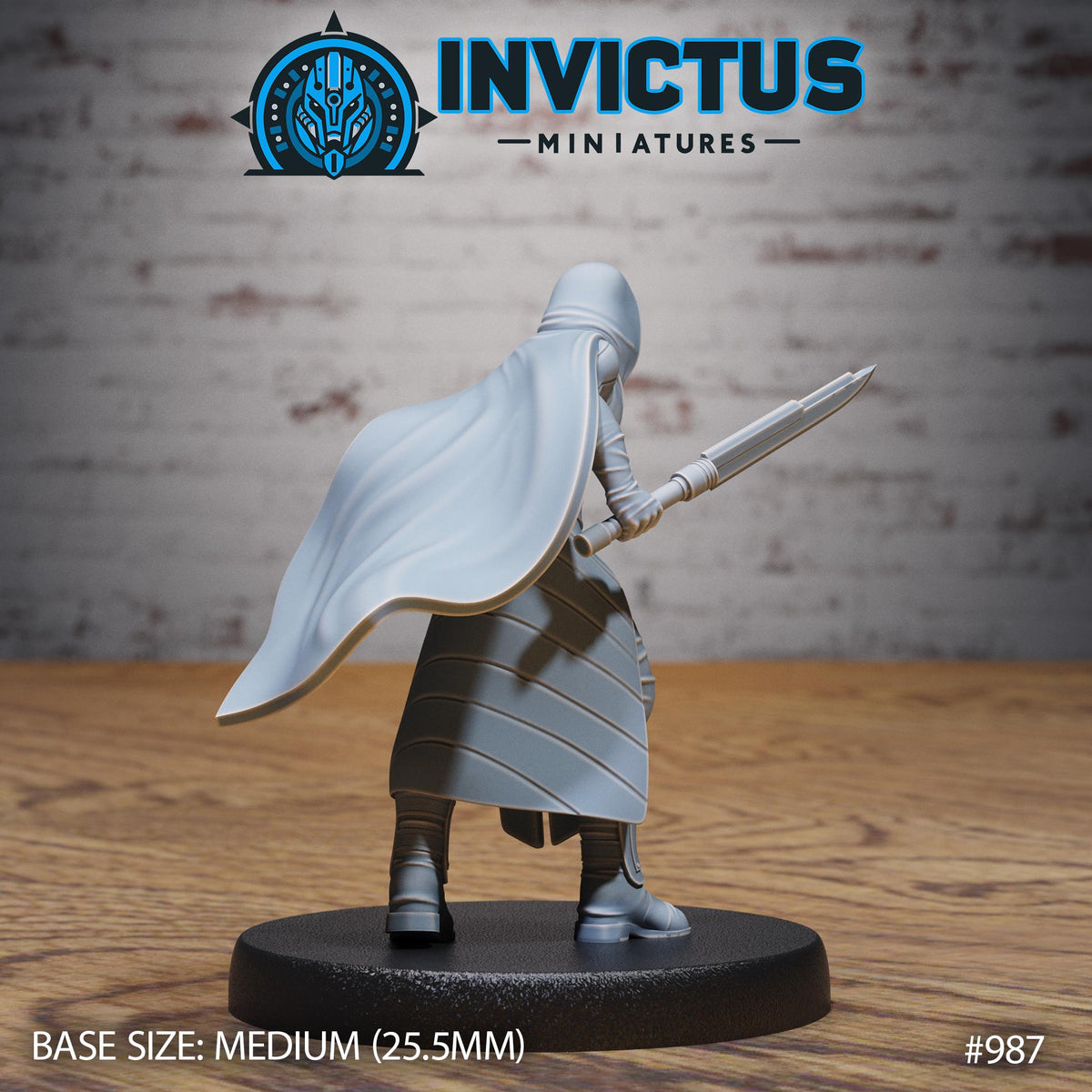 Spy Emissary Squad Option #987 back DND miniature Spy Assault 16k resin